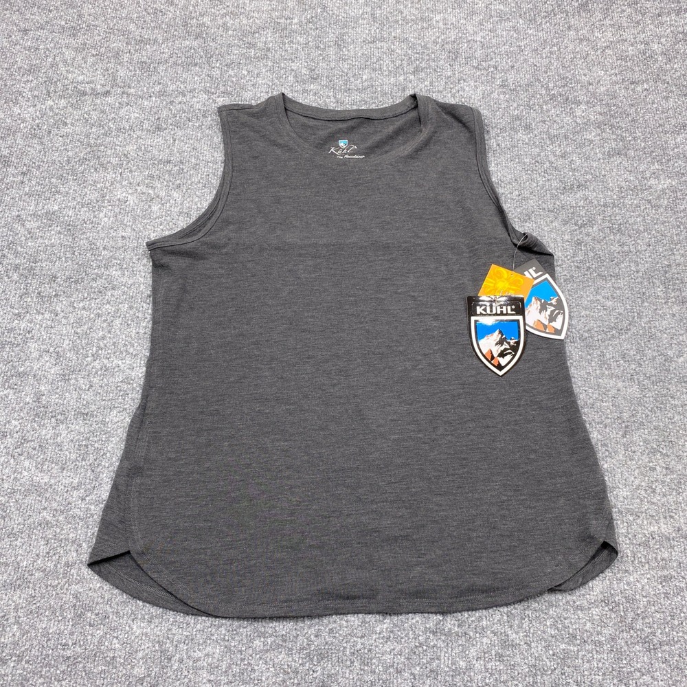 Kuhl Konstance Tank Womens Medium Black Melange UPF 50+ Active Sleeveless Shirt